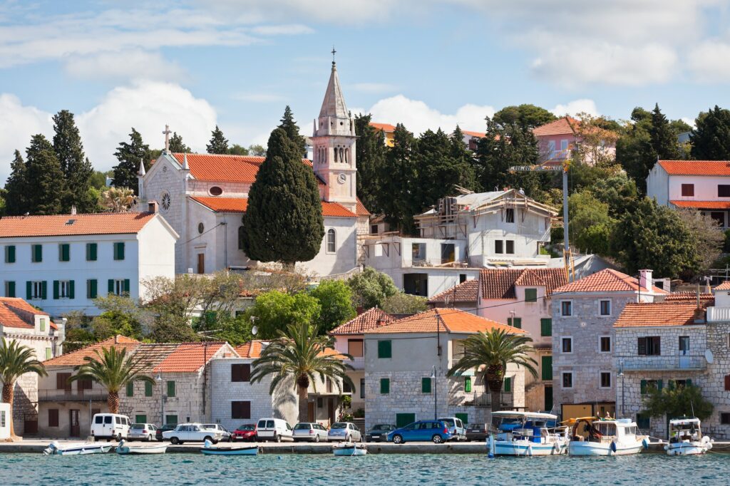 Sailing in Croatia. "Discover the Enchanting Beauty of Croatia's hidden gems and Crystal Clear Waters" 11 Rogoznica, Croatia view from the sea