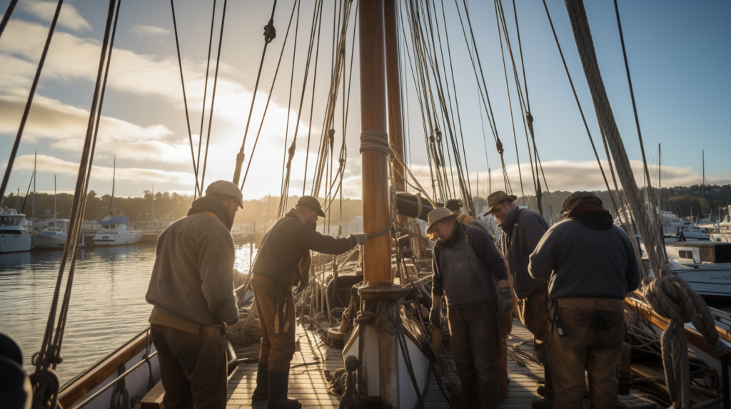 How to take down the mast on a sailboat