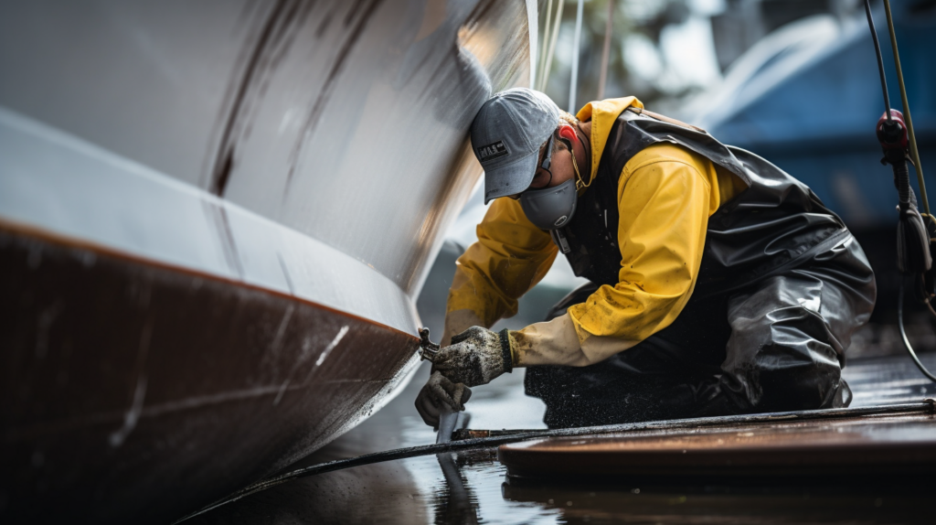 boat hull cleaning